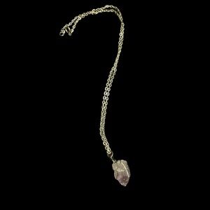 Silver Amethyst Pendant Necklace